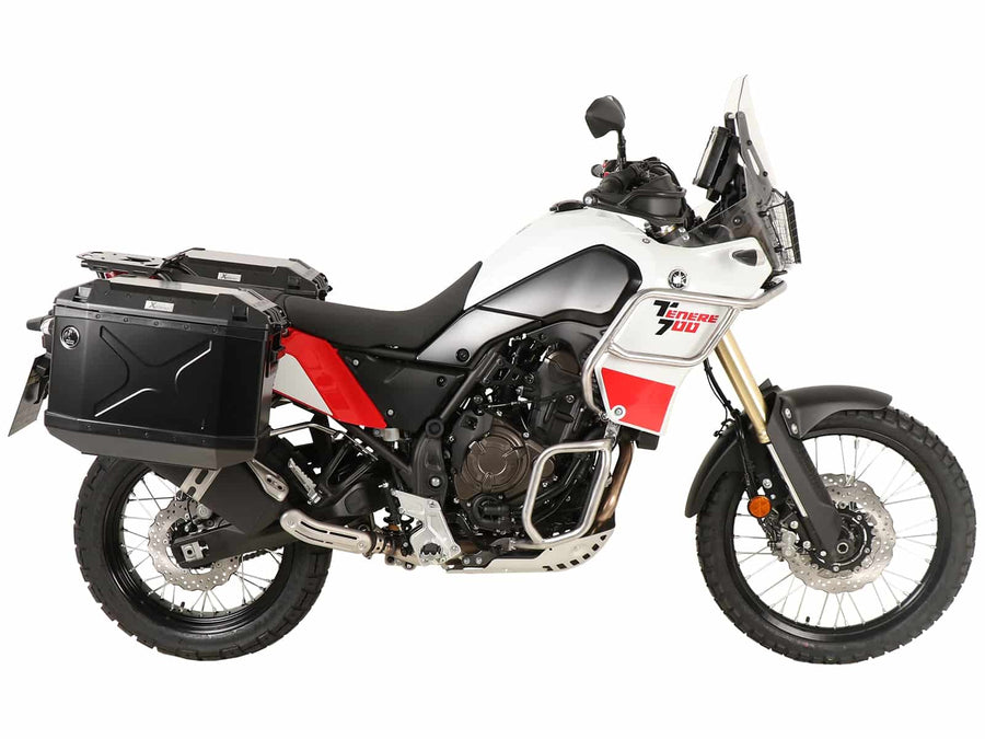 Yamaha Ténéré 700 [2022-2024] - Kofferträgerset Cutout schwarz inkl. Xplorer Cutout Kofferset