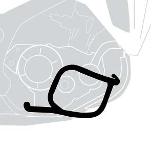 Kawasaki Z 1300 [1979-1989] - motorskyddsstång detaljerad vy
