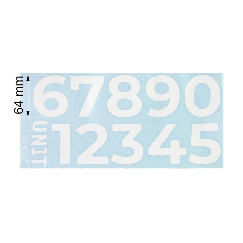 BMW R nineT 1200 Pure [2017-2023] - Weiße Klebenummern