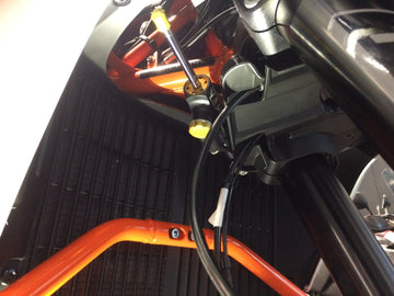 Ktm 1090 ADVENTURE R, 1190 ADVENTURE +6 [HYPERPRO] - Monteringssats för styrdämpare, svart (MK-KT11-B002-B)