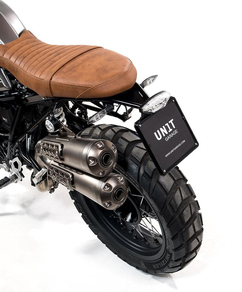 BMW R nineT 1200 Urban G/S (högt avgassystem) [2017-2023] - Hög registreringsskyltshållare nineT