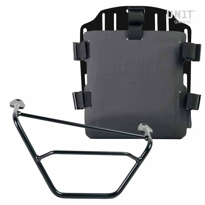 BMW R 1250 GS LC Rad [2019-2023] - Taschenhalter Aluminium mit verstellbarer Hypalon-Front und Schnellkuppl. + rechter Rahmen