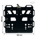 BMW R 1150 R [2000-2006] - Aluminiumplatte mit Hypalon-Front, Schnellkupplung und Schloss
