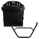 BMW R 1250 GS LC Rad [2019-2023] - Aluminium-Taschenhalter mit verstellbarer Lederfront, Schnellkupplung und Rahmen