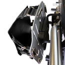 BMW R 1250 GS LC Rad [2019-2023] - Aluminium-Taschenhalter mit verstellbarer Lederfront, Schnellkupplung und Rahmen