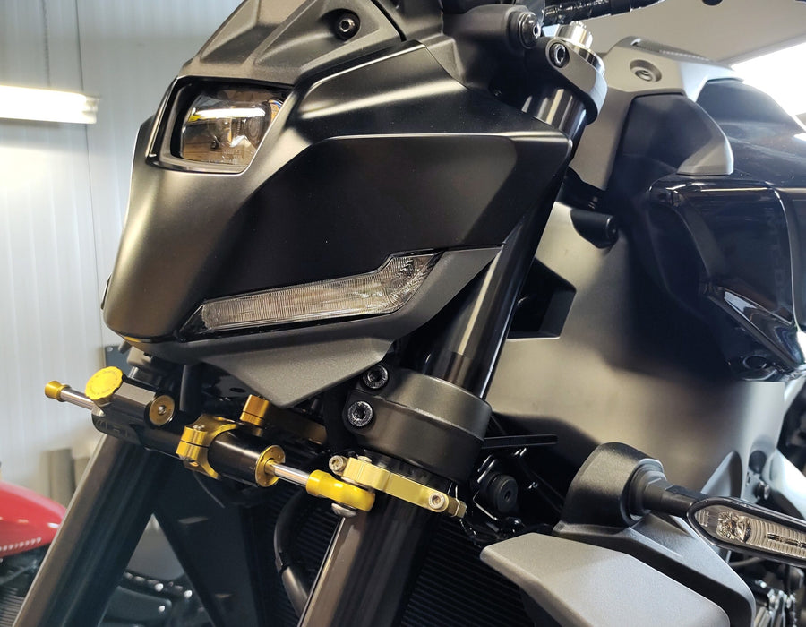 Yamaha MT-09 [HYPERPRO] - Monteringssats för styrdämpare, guld (MK-YA09-B002)