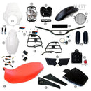 BMW R 1150 R [2000-2006] - PRO Kit mit Rohr-Tankseitenverkleidungen (Alpinweiß)