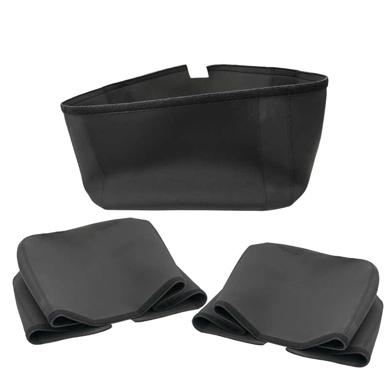 BMW R 12 nineT [2024-2026] - Neopren-Futter Aluminiumtaschen Atlas 48L + 41L Auspuffseiten + Neopren-Futter Atlas 44L-Topcase