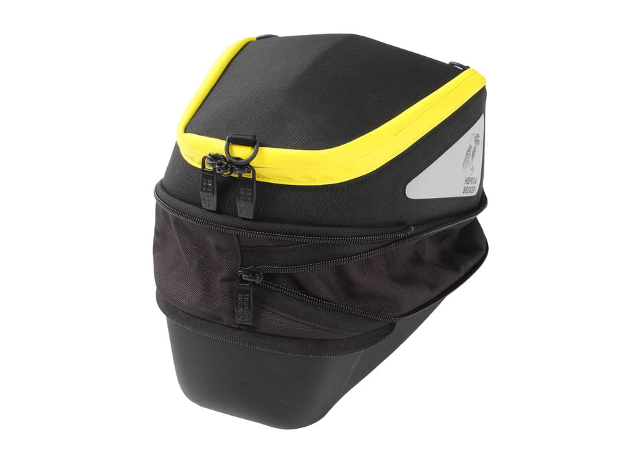 Tankväska [Hepco & Becker] - Royster svart/gul 5-8 liter – tankring