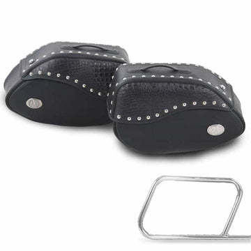 Motorcykelväska [Hepco & Becker] - sadelväskor Ivory black - tubväska hållare