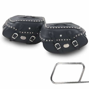 Motorcykelväska [Hepco & Becker] - sadelväskor Buffalo Custom - rörväska hållare