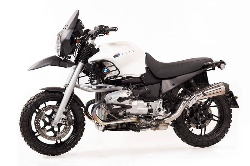 BMW R 1150 R [2000-2006] - Langer Kunstledersattel für in Schwarz oder Orange