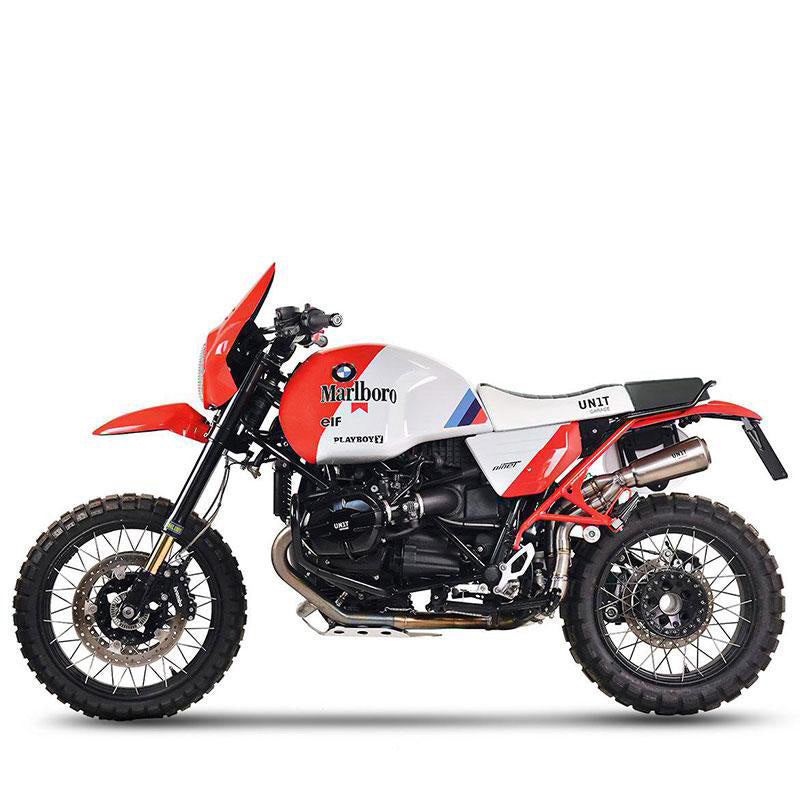 BMW R nineT 1200 Urban G/S (niedriger Auspuff) [2017-2023] - Paris Dakar GR86 Panzer