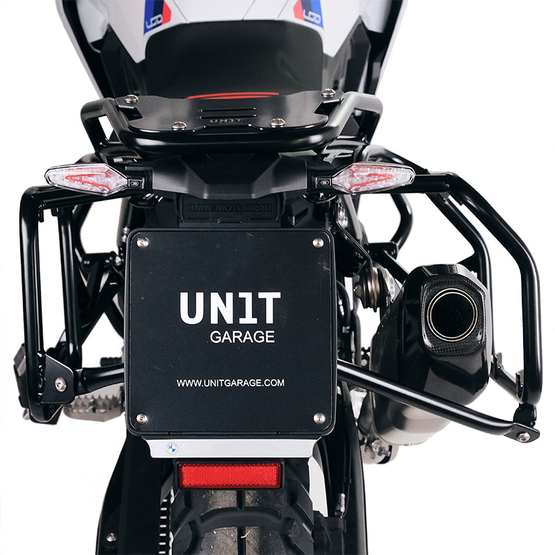 BMW F 900 GS [2023-] - Atlas Aluminium-Taschenpaar 39L + 32L + Atlas Aluminium-Satteltaschenrahmen