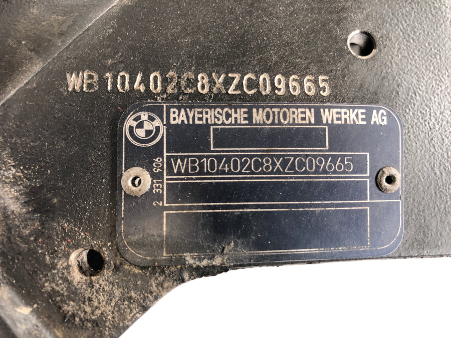 BMW R 1100 R Type 259 [1999] - ramhuvud med papper