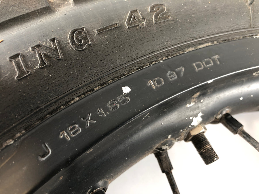 Kawasaki KMX 125 MX 125 B [1998] - Bakhjulsradkant