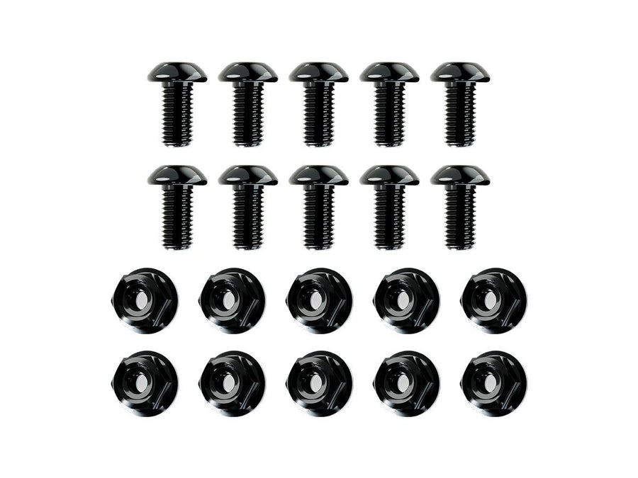 [WRS] - Vindruteskruvsats M5x10 mm med muttrar – vy 1
