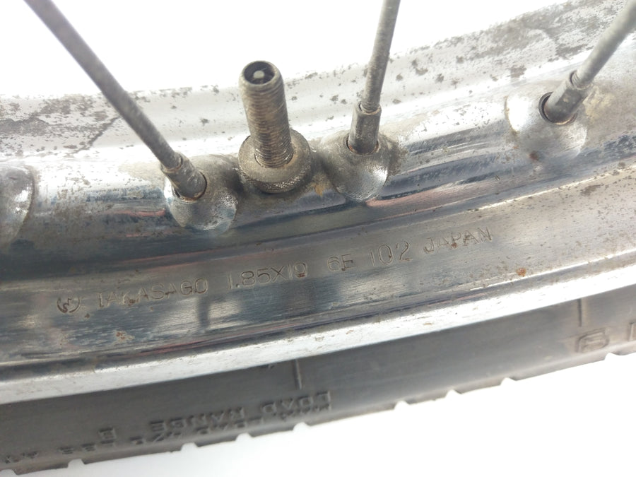 Suzuki GT 550 [1978] - Framhjulets fälghjul